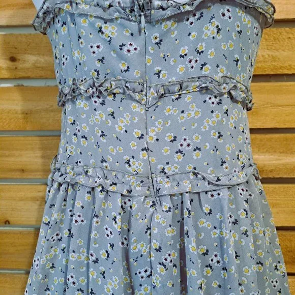Vine and Valley Juniors Floral Tank Dress Multicolor Size L - Picture 4 of 11